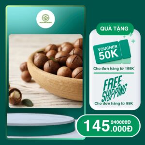Hạt Macca Nứt Vỏ Tự Nhiên – Dễ Tách, Giòn Béo Chuẩn Vị Úc